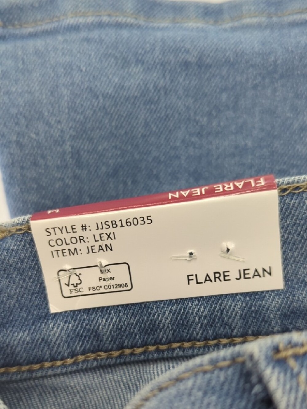 Jessica Simpson Light Blue Flared Jeans - Women's Flare Jean - Picture 5 of 8